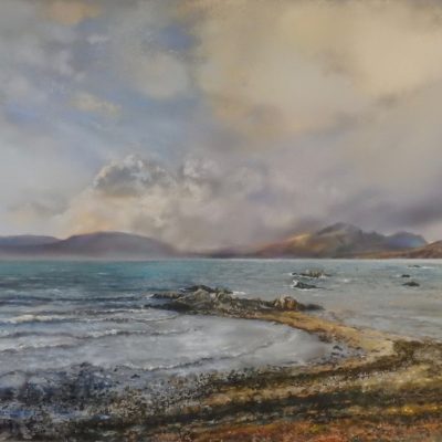 Towards the Cuillins from Ord